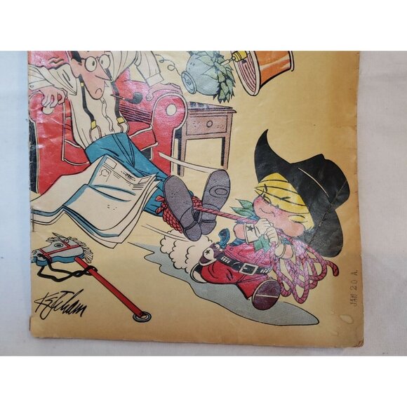 Dennis The Menace Comic Book #15 Hank Ketcham Wiseman Art 1956 Silver Vintage - Picture 3 of 11